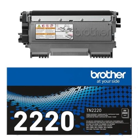 Tóner Original Brother TN-2220/ Negro