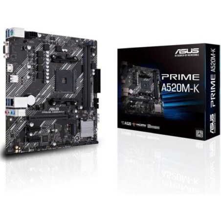 Placa Base Asus Prime A520M-K Socket AM4/ Micro ATX