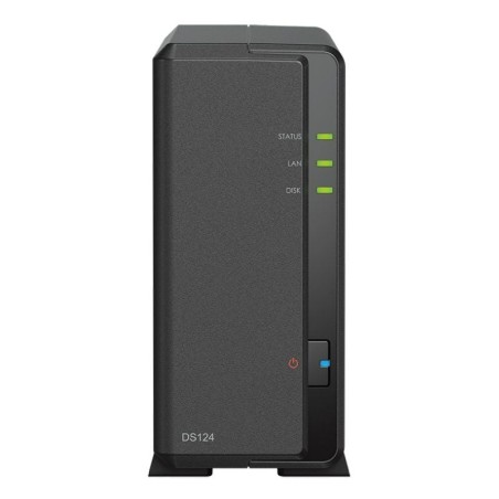 NAS Synology Diskstation DS124/ 1 Bahía 3.5'- 2.5'/ 1GB DDR4/ Formato Torre