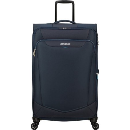 Maleta Grande American Tourister SummerRide Spinner 80cm/ 80x48x30cm/ 4 Ruedas/ Azul Marino