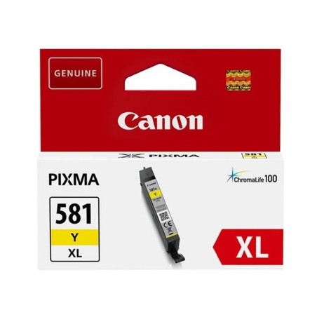 Cartucho de Tinta Original Canon CLI-581YXL Alta Capacidad/ Amarillo