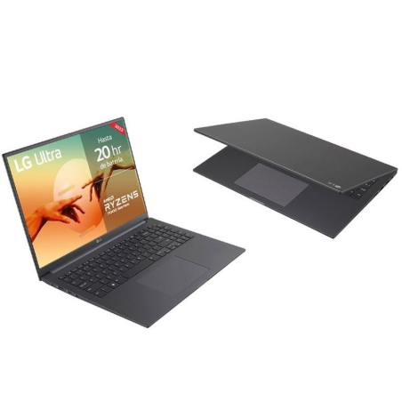 Portátil LG Ultra 16UD70R-G.AX56B Ryzen 5 7530U/ 16GB/ 512GB SSD/ 16'/ Sin Sistema Operativo