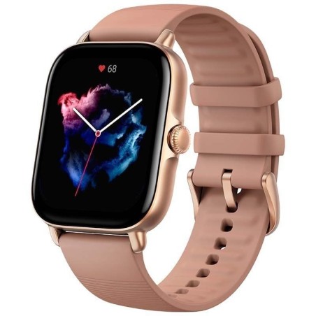 Smartwatch Huami Amazfit GTS 3/ Notificaciones/ Frecuencia Cardíaca/ GPS/ Rosa Terracota