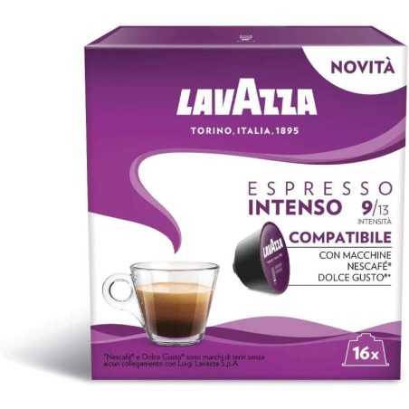 Cápsula Lavazza Espresso Intenso para cafeteras Dolce Gusto/ Caja de 16