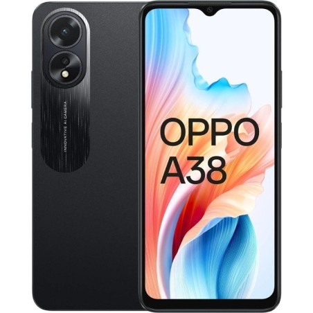 Smartphone Oppo A38 4GB/ 128GB/ 6.52'/ Negro Brillante