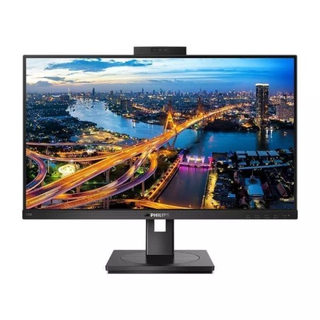 Monitor Profesional Philips 275B1H 27'/ QHD/ Webcam/ Multimedia/ Regulable en altura/ Negro