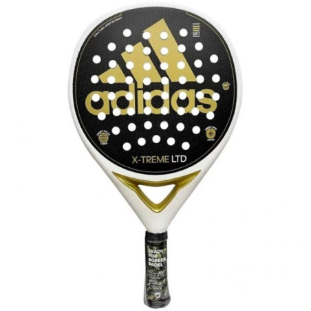 Pala de Pádel Adidas Pala Adidas X-Treme/ Blanca y Oro