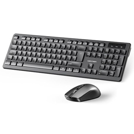 Teclado y Ratón Inalámbricos Vention Combo KTDB0-ES/ Negro